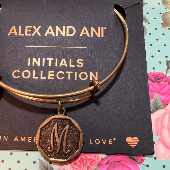 ALEX AND ANI Initial ‘M’ Bracelet - Picture 2 of 5
